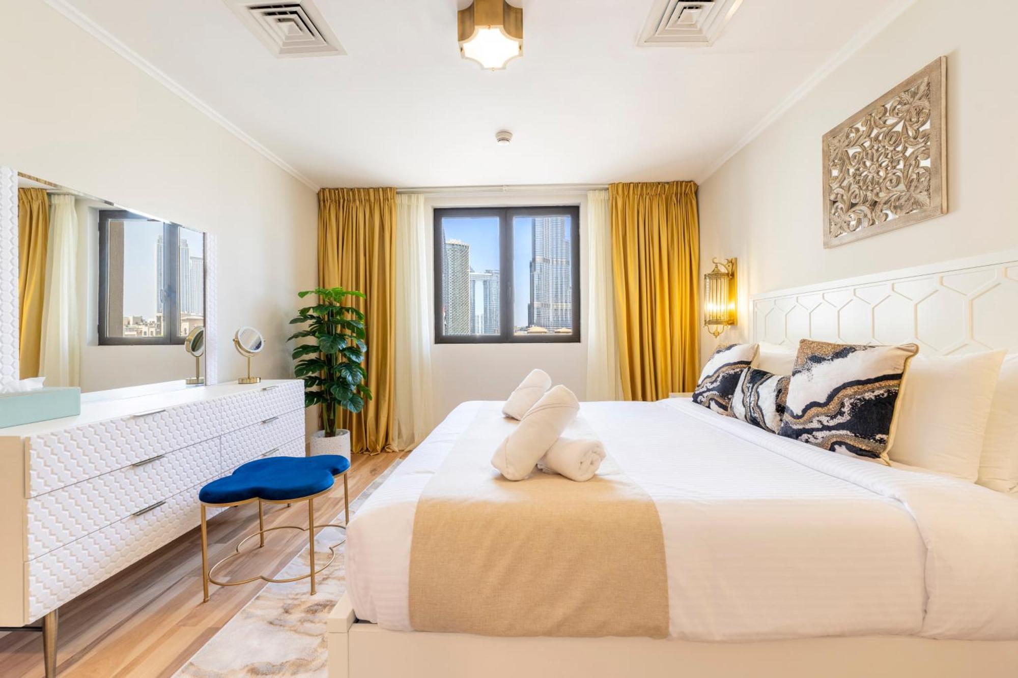 Ultra Luxury Downtown - Full Burj Khalifa View - 5 Min Walk To Dubai Mall! Zewnętrze zdjęcie